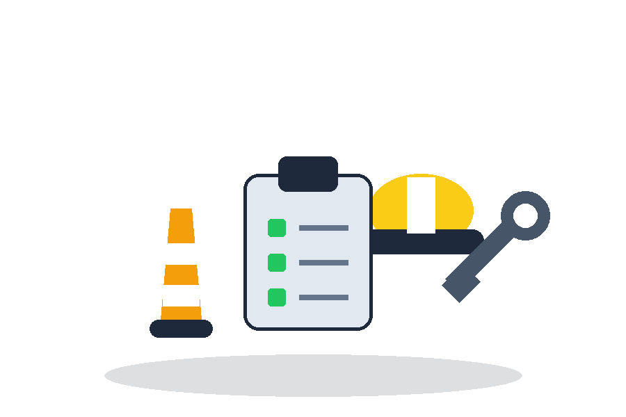 Under construction illustration
